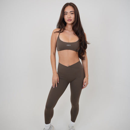 My Time Is Divine Brown Cross-Back Butter Soft Bra