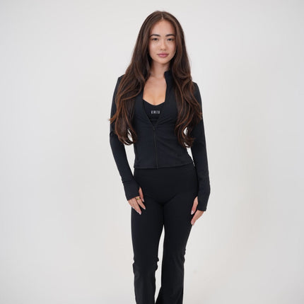 I Live in Luxury Black Flare Pant