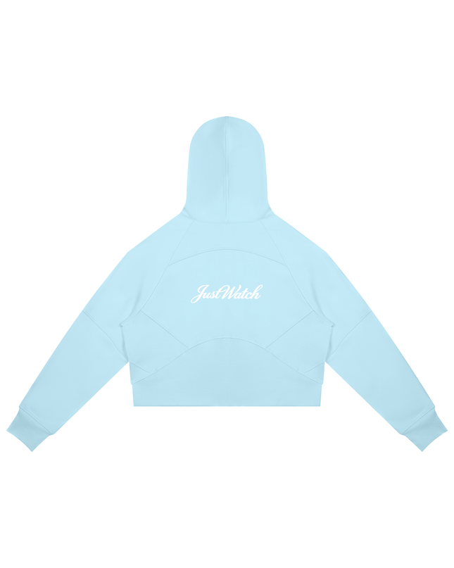 JUSTWATCH ARC Cropped Zip Hoodie