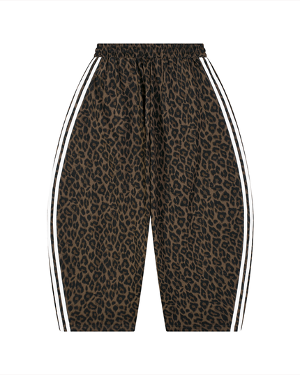 JUSTWATCH WATCHLIN LEOPARD BARREL SWEATPANT