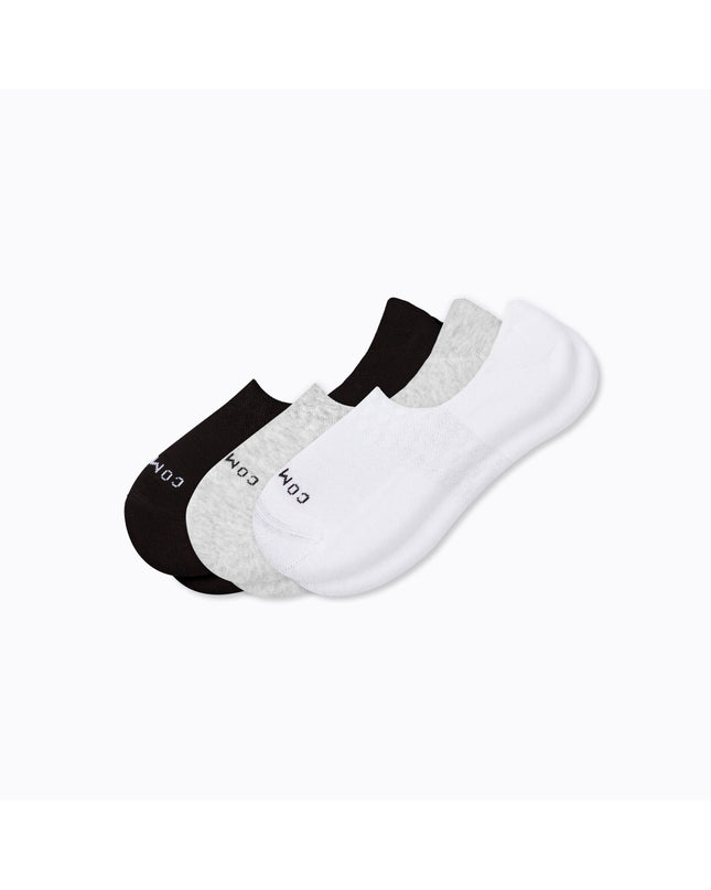 Combed Cotton No Show Socks – 3 Pack