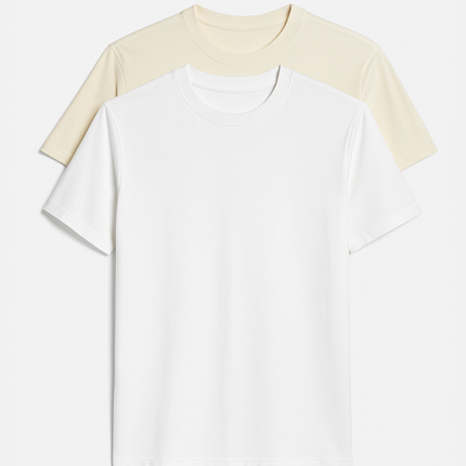 Buki Cinqo Tech Tee 2-Pack - White/Maize