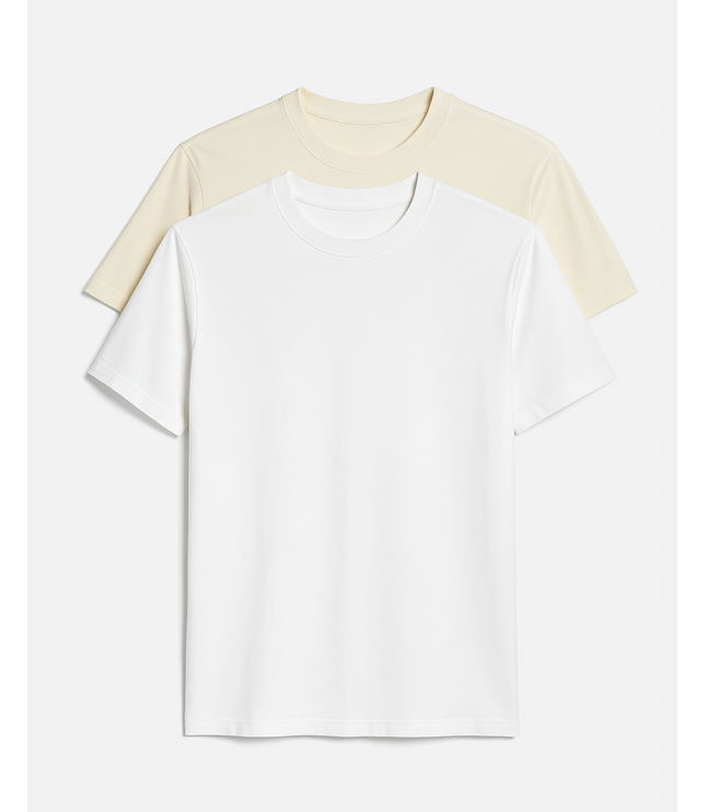 Buki Cinqo Tech Tee 2-Pack - White/Maize