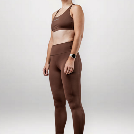 Women's SOHO Full Length High Waist Leggings (City Mocha)