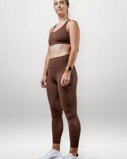 Women's SOHO Full Length High Waist Leggings (City Mocha)