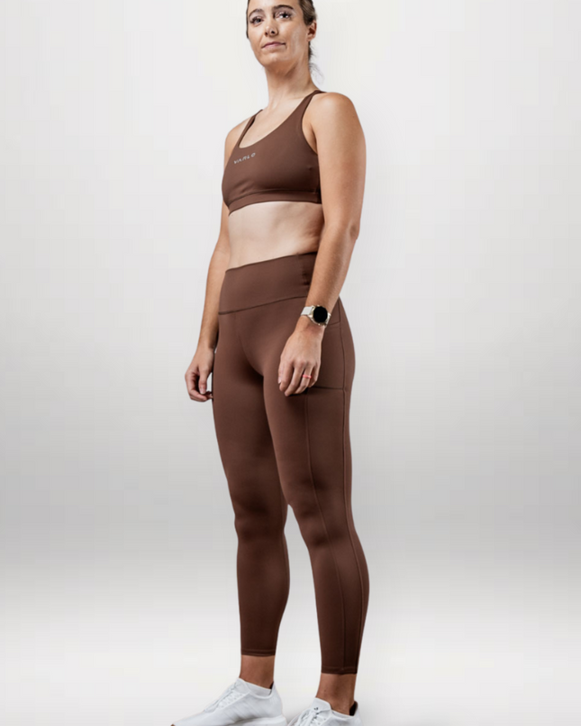 Women's SOHO Full Length High Waist Leggings (City Mocha)