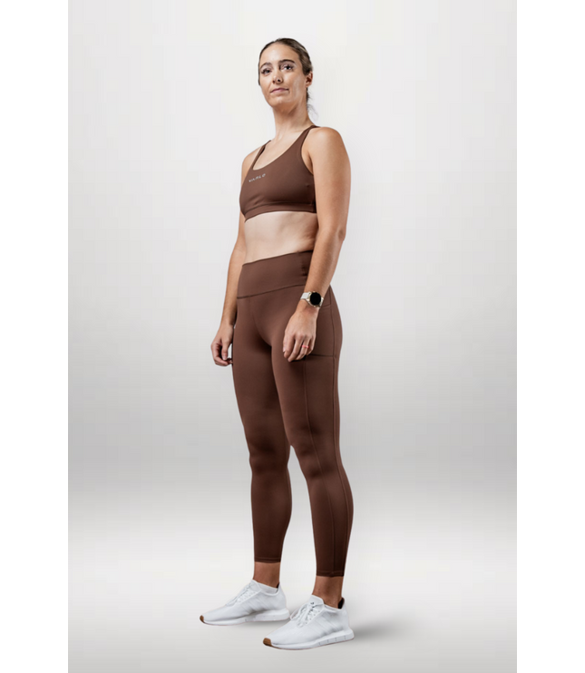 Women's SOHO Full Length High Waist Leggings (City Mocha)