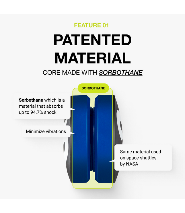 Anti-Vibration Tennis ShockSorb Dampener - Single
