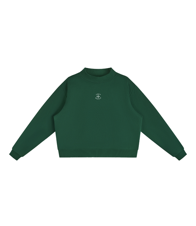 JUSTWATCH Women’s Oversized Fleece Mock Neck