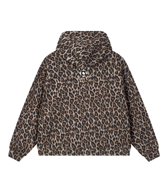 JUSTWATCH WATCHLIN LEOPARD FULL-ZIP HOODIE