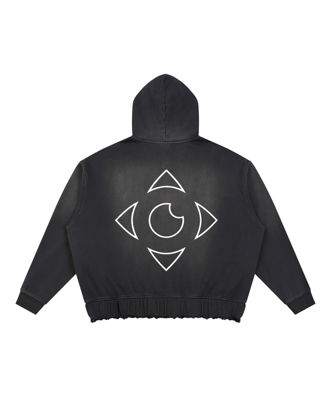 JUSTWATCH ECLIPSE Sunfade Boxy Hoodie