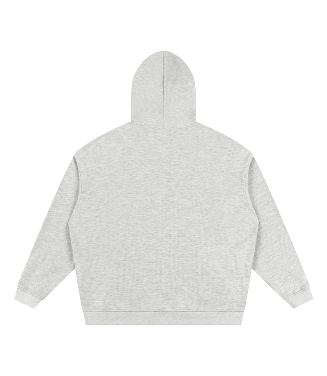 JUSTWATCH Waffle Boxy Hoodie