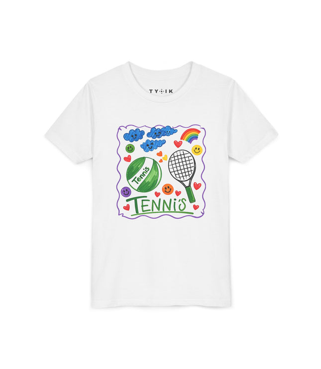 JUSTWATCH Youth Tennis 'Tennis' Tee