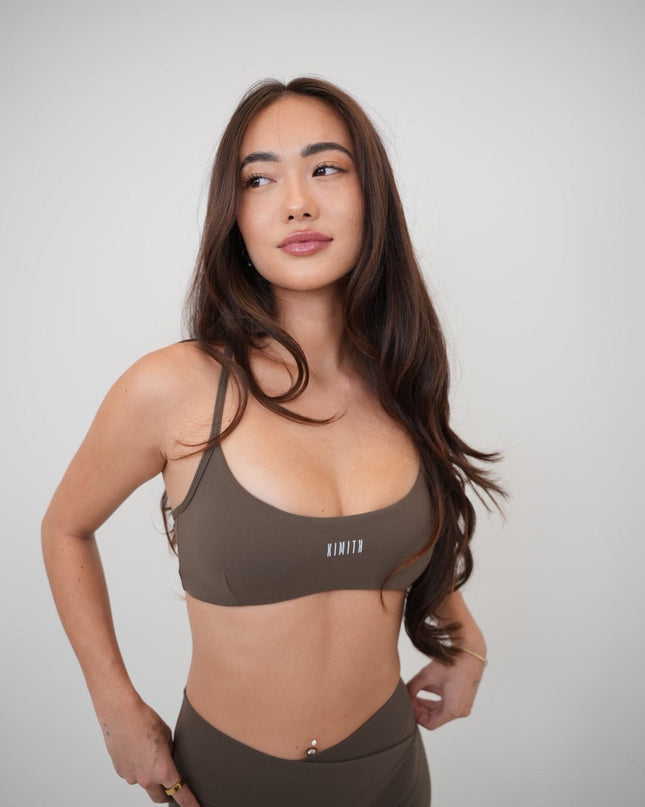 My Time Is Divine Brown Cross-Back Butter Soft Bra