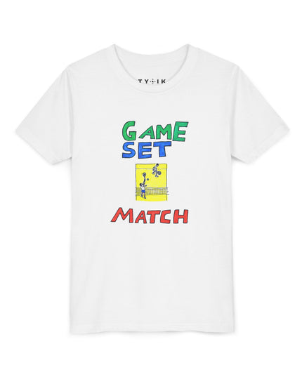 Youth Tennis 'Game Set Match' Tee
