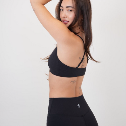 My Time Is Divine Black Sculpt V-Waist Legging