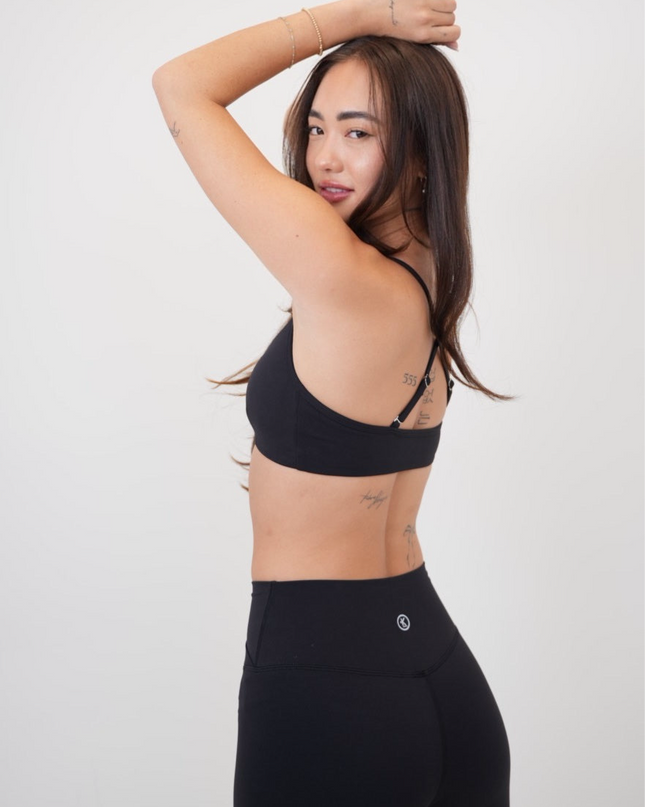 My Time Is Divine Black Sculpt V-Waist Legging