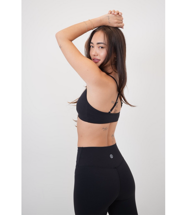 My Time Is Divine Black Sculpt V-Waist Legging