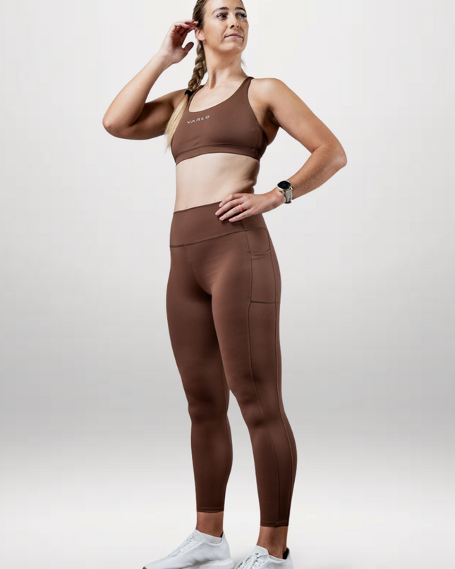 Women's SOHO Full Length High Waist Leggings (City Mocha)