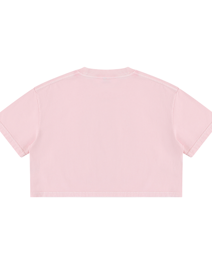 Chiu x JUSTWATCH Heavyweight Ladies Mineral Crop Tee