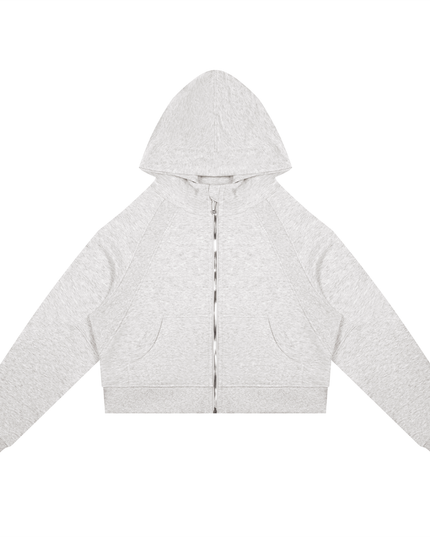 JUSTWATCH ARC Cropped Zip Hoodie