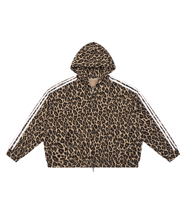 JUSTWATCH WATCHLIN LEOPARD FULL-ZIP HOODIE
