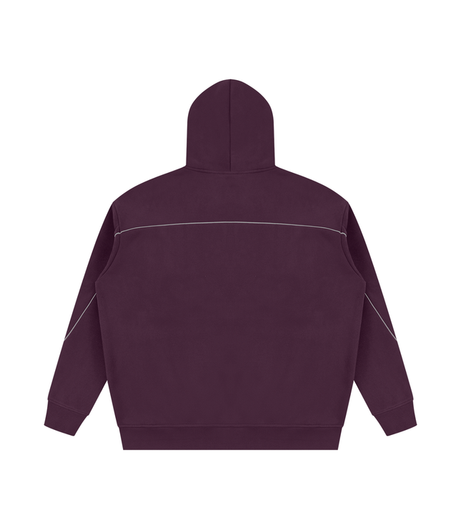 JUSTWATCH TRACE Oversized Piping Hoodie