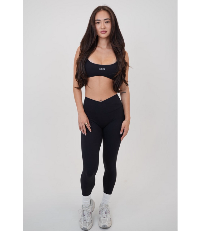 My Time Is Divine Black Sculpt V-Waist Legging