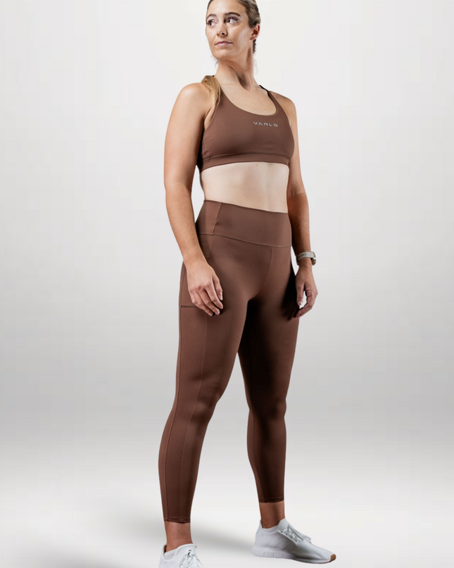 Women's SOHO Full Length High Waist Leggings (City Mocha)