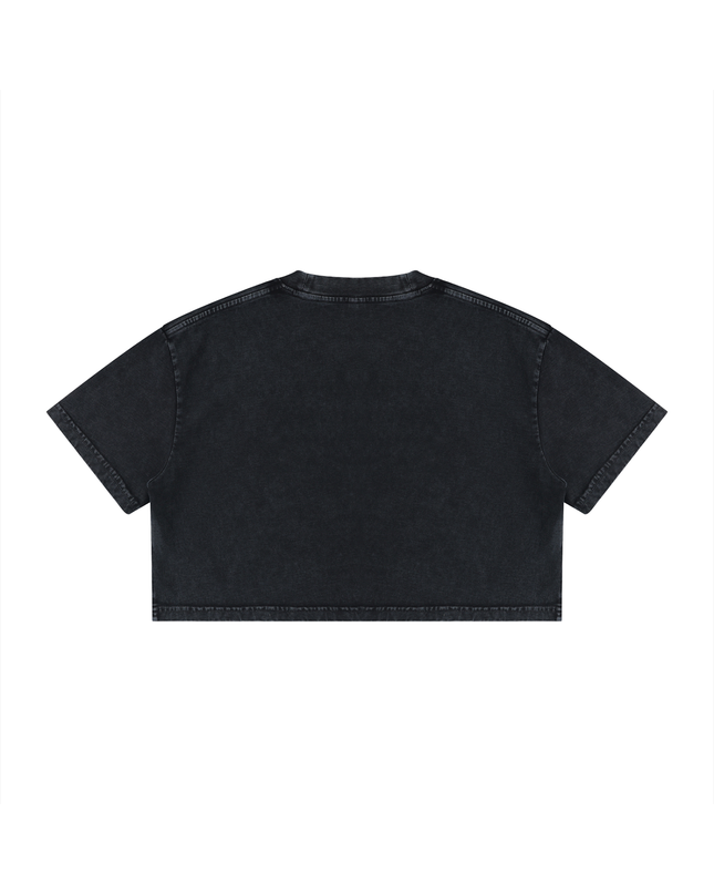 Chiu x JUSTWATCH Heavyweight Ladies Mineral Crop Tee