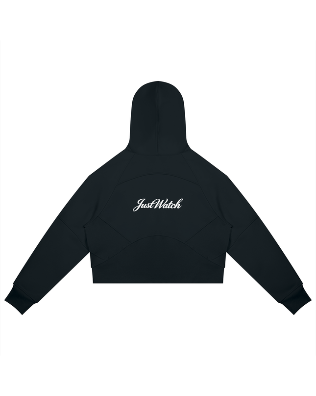 JUSTWATCH ARC Cropped Zip Hoodie