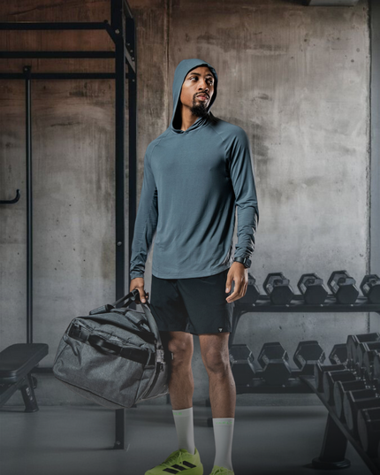 Men's Terra Recovery Element Hoodie Shirt (Ash Gray)