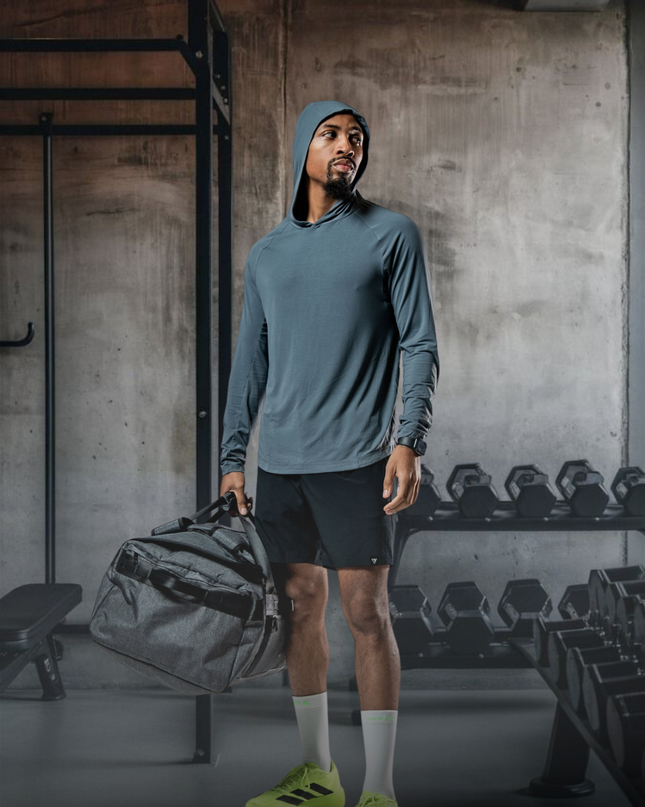 Men's Terra Recovery Element Hoodie Shirt (Ash Gray)