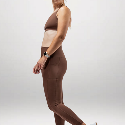 Women's SOHO Full Length High Waist Leggings (City Mocha)