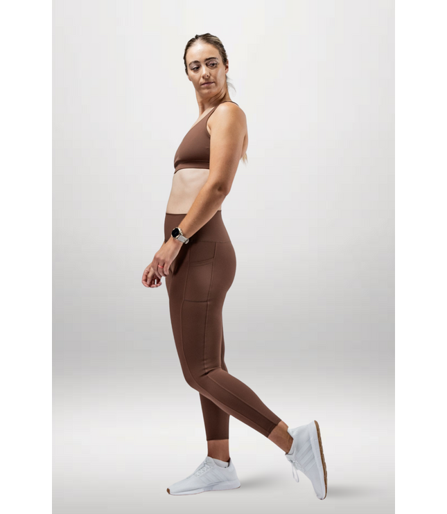 Women's SOHO Full Length High Waist Leggings (City Mocha)