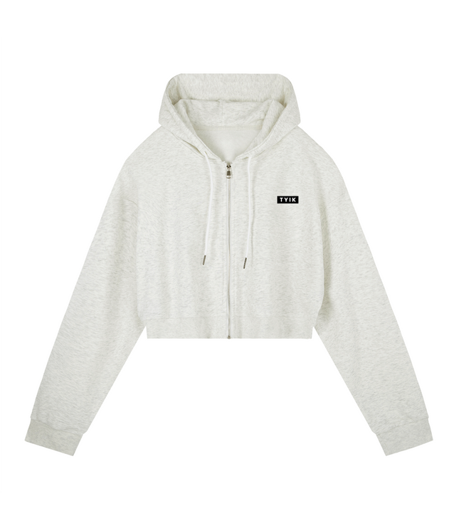JUSTWATCH PACE Boxy Crop Zip Hoodie