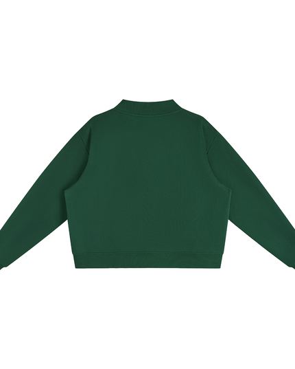 JUSTWATCH Women’s Oversized Fleece Mock Neck