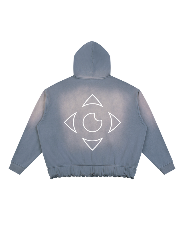 JUSTWATCH ECLIPSE Sunfade Boxy Hoodie