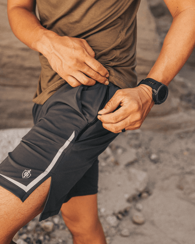 Dominate Training Shorts - Stone
