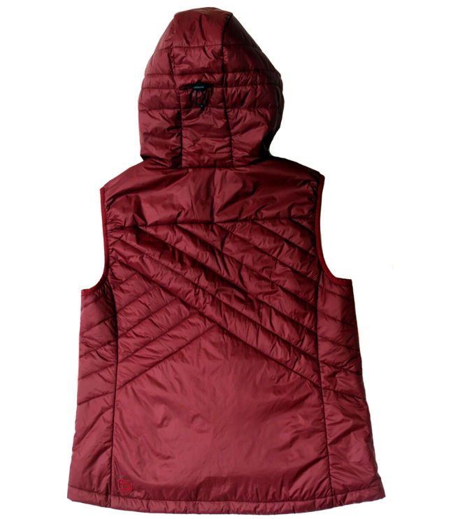 Powerstripe Eco-Friendly Down Hooded Vest