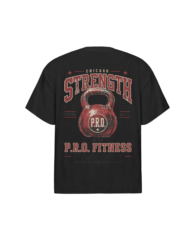 P.R.O. x JUSTWATCH Drift STRENGTH DRIFT Oversized Stretch Tee