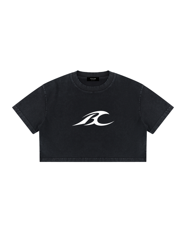 Chiu x JUSTWATCH Heavyweight Ladies Mineral Crop Tee