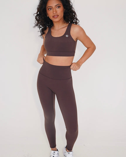 I am Beautifully Radiant Quick Dry Coffee Yoga Legging
