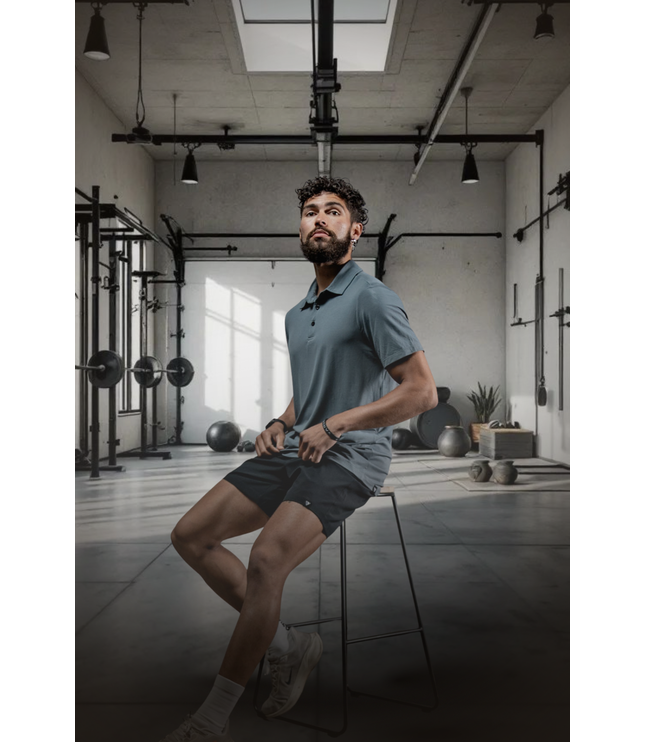 Men's Terra Recovery Polo (Ash Gray)
