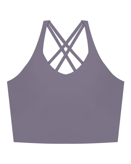 JUSTWATCH VERVE Cross-Back Crop Tank