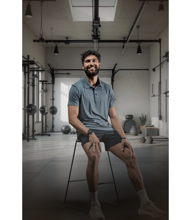Men's Terra Recovery Polo (Ash Gray)