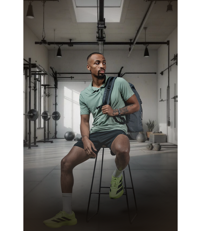 Men's Terra Recovery Polo (Low Light Olive)