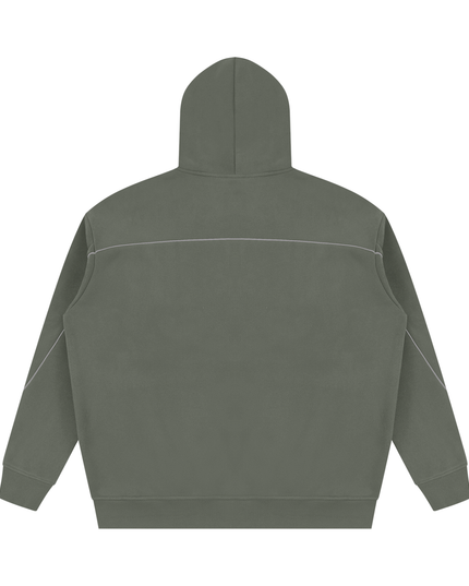 JUSTWATCH TRACE Oversized Piping Hoodie