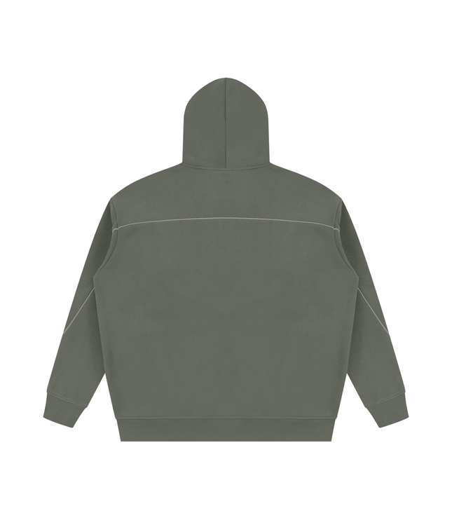 JUSTWATCH TRACE Oversized Piping Hoodie