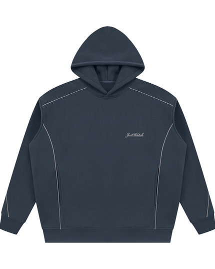 JUSTWATCH TRACE Oversized Piping Hoodie